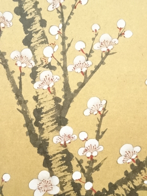 道具 ] - 道具 中国画 慧芳筆 白梅 肉筆紙本掛軸 | ネットショップ圭